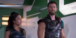 Valkyrie and Thor on Sakaar