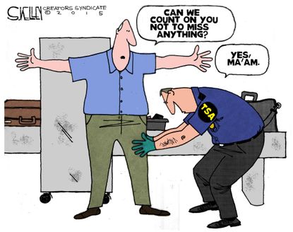 Editorial cartoon U.S. TSA Protocol