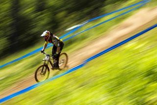 20-year-old Brook Macdonald is a promising downhill rider