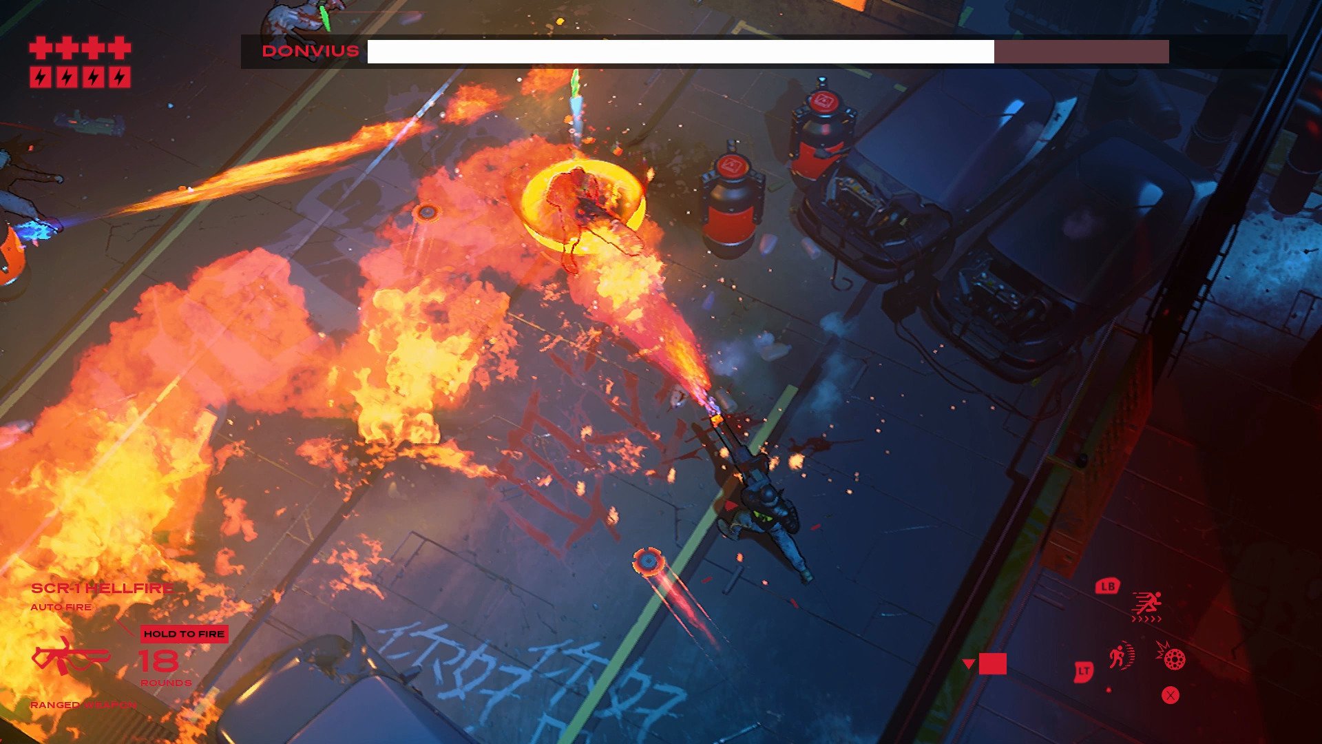 Ruiner gameplay screenshot