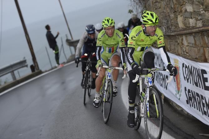Moreno Moser sets the pace for Peter Sagan