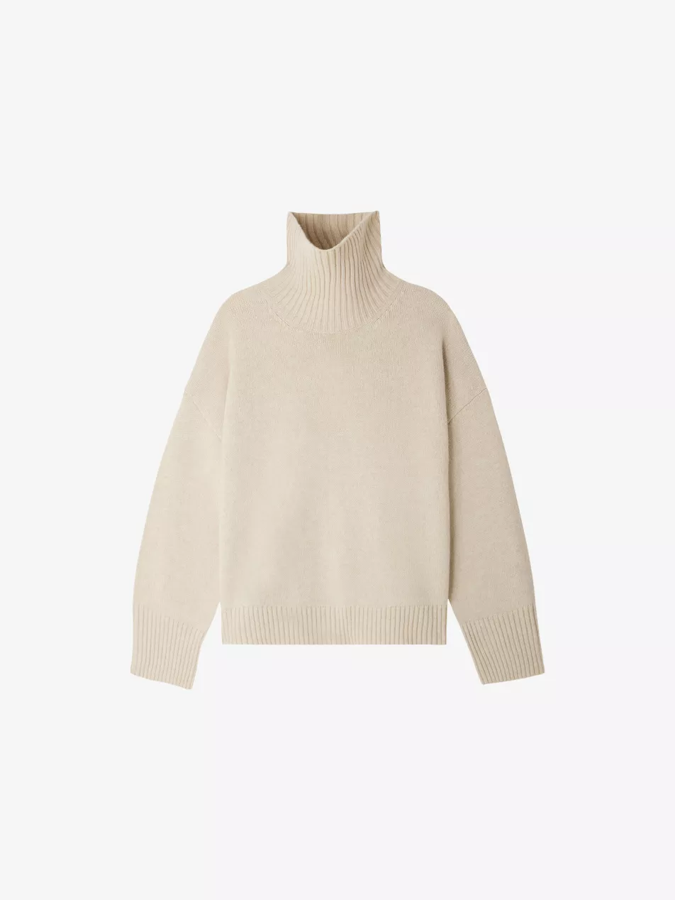 William High-Neck Merino-Wool Jumper