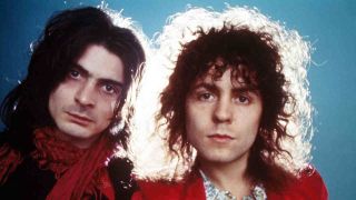Mickey Finn and Marc Bolan of T. Rex in 1972