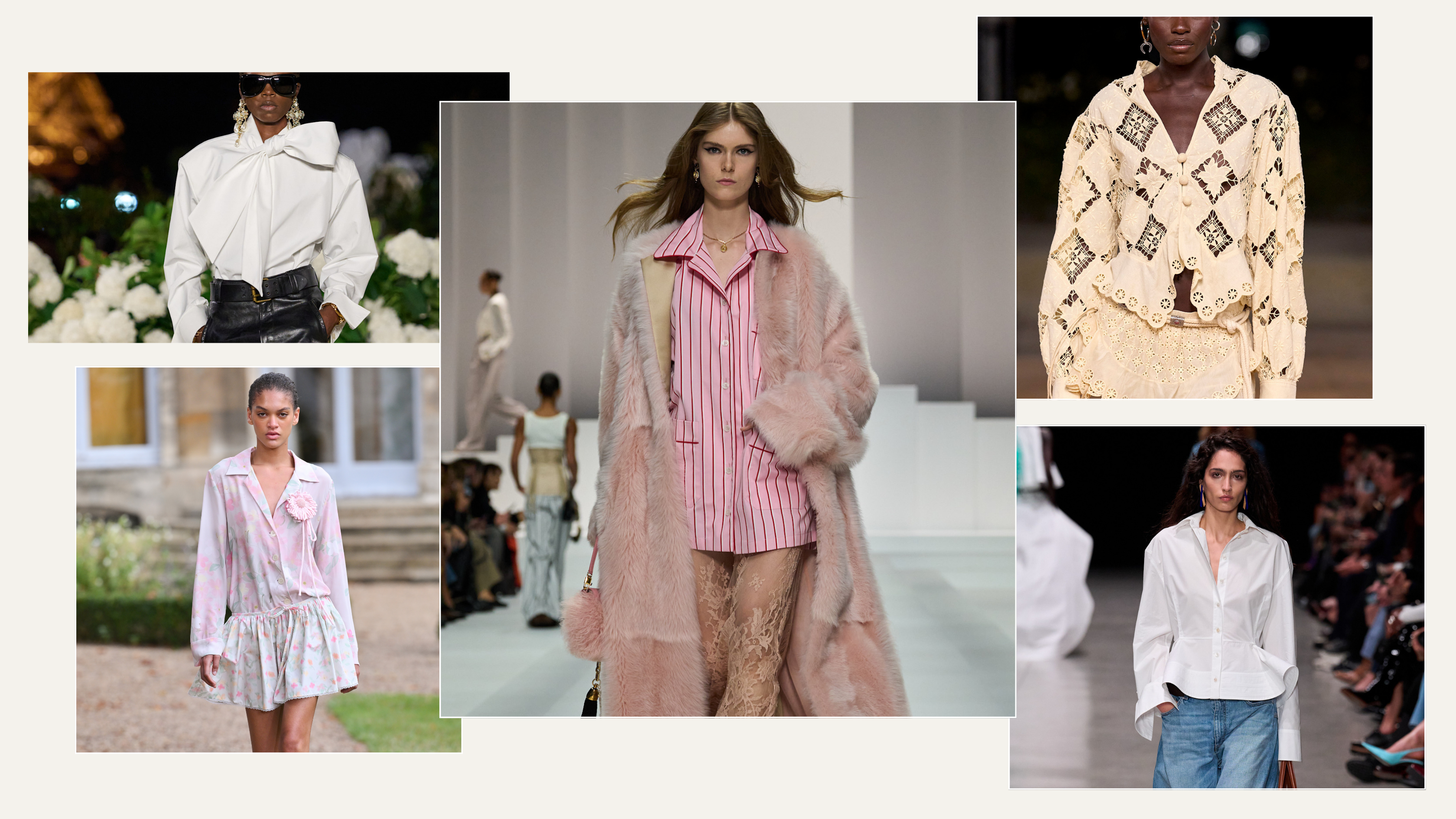  5 spring blouse trends: Saint Laurent, Dolce &amp; Gabbana, Isabel Marant, Stella McCartney, Bernadette