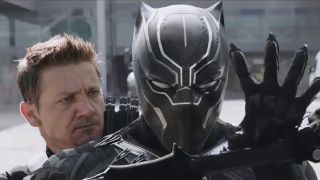 Jeremy Renner in Captain America: Civil War.