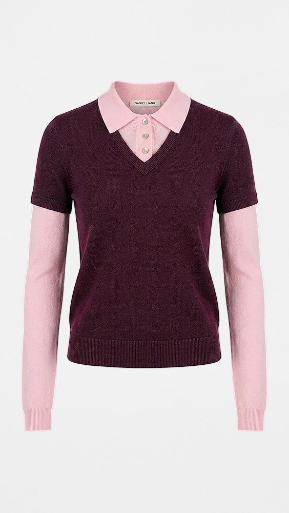 Lottie Sweater - Burgundy