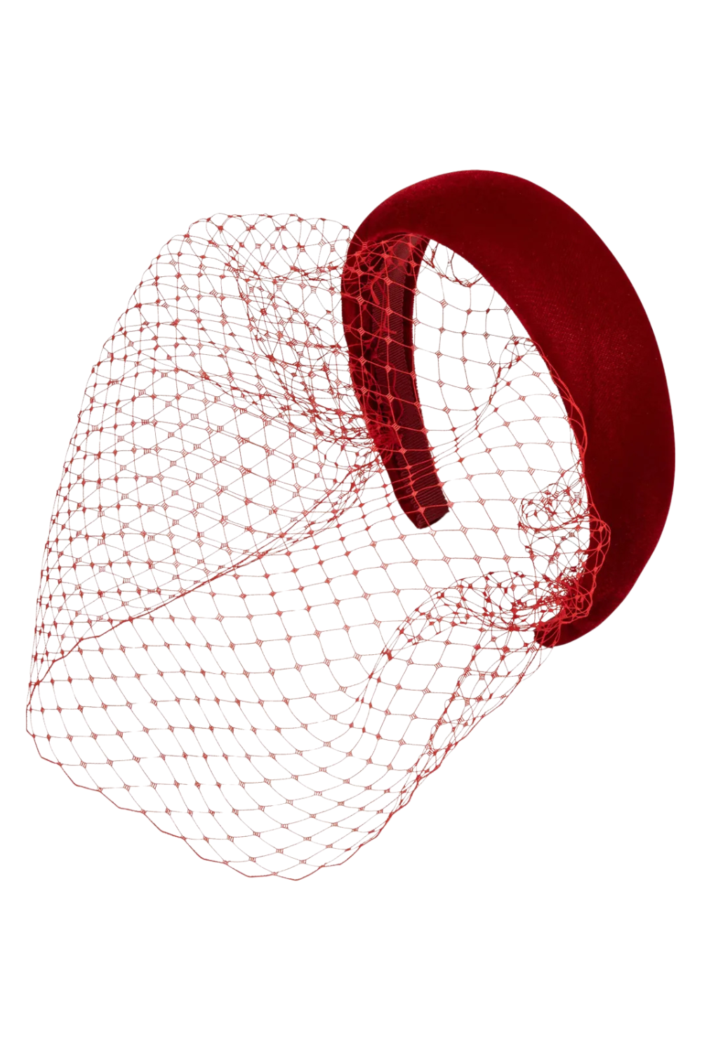 Jennifer Behr Kate Veil Velvet Headband | One Size