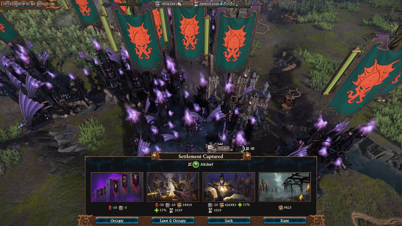 Black Arks sacking Altdorf
