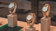 Three gold luxury watches from WatchShop