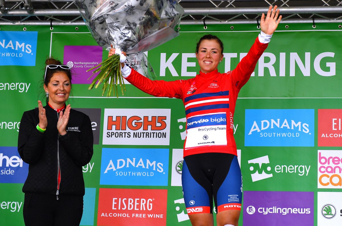 Lisa Klein in the sprint jersey