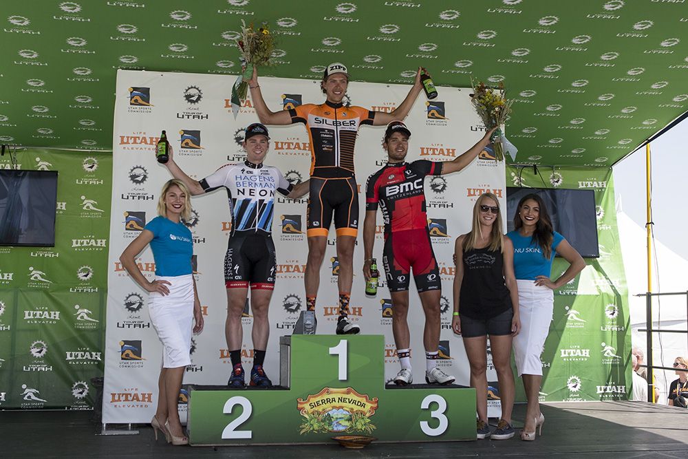 Colin Joyce, Kris Dahl and Rick Zabel on the podium