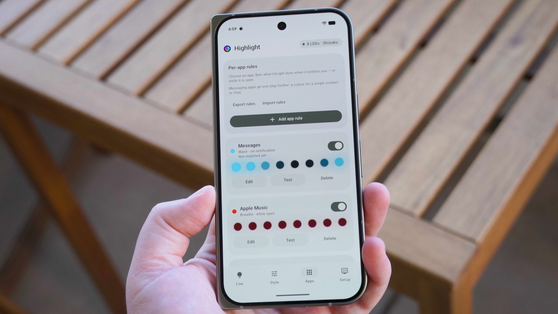 The Pixel 11 Pro Fold running an open-source HiLight Studio app.