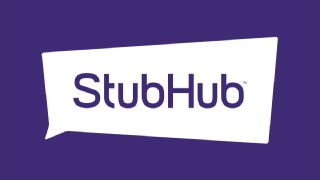 Dark purple and white StubHub logo.