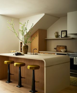 A beige kitchen