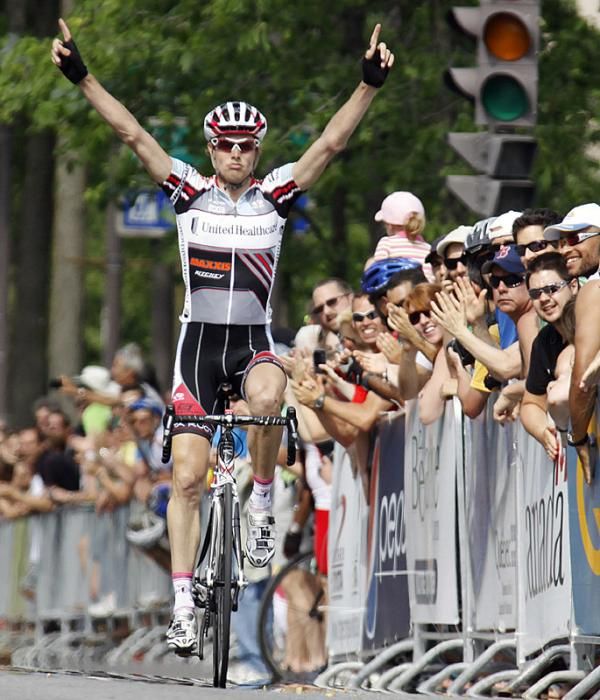 Marc de Maar (United Healthcare) wins his second stage of Tour de Beauce 2010 in the streets of Quebec City.