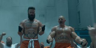Bill and Ted Face The Music muscular prison bill and ted