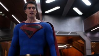 Brandon Routh as Superman in "Crisis on Infinite Earths"