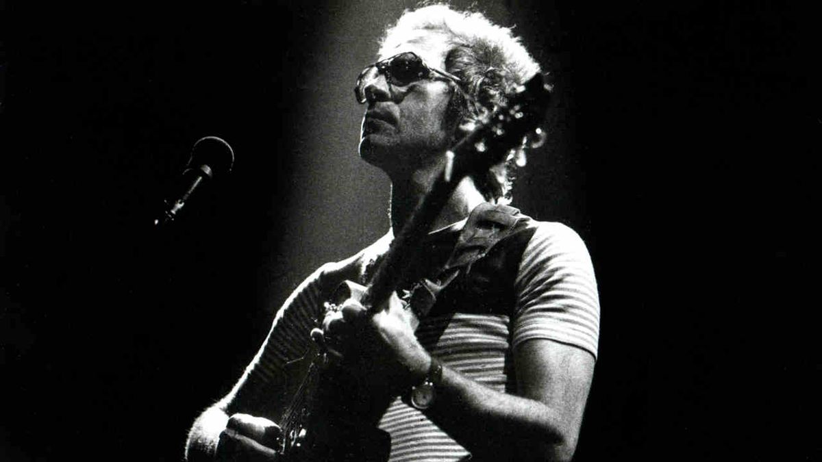 JJ Cale onstage at London’s Hammersmith Odeon in 1976