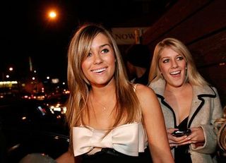 Blond, Beauty, Smile, Fun, Event, Brown hair, Party, Night, Nightclub, Long hair,