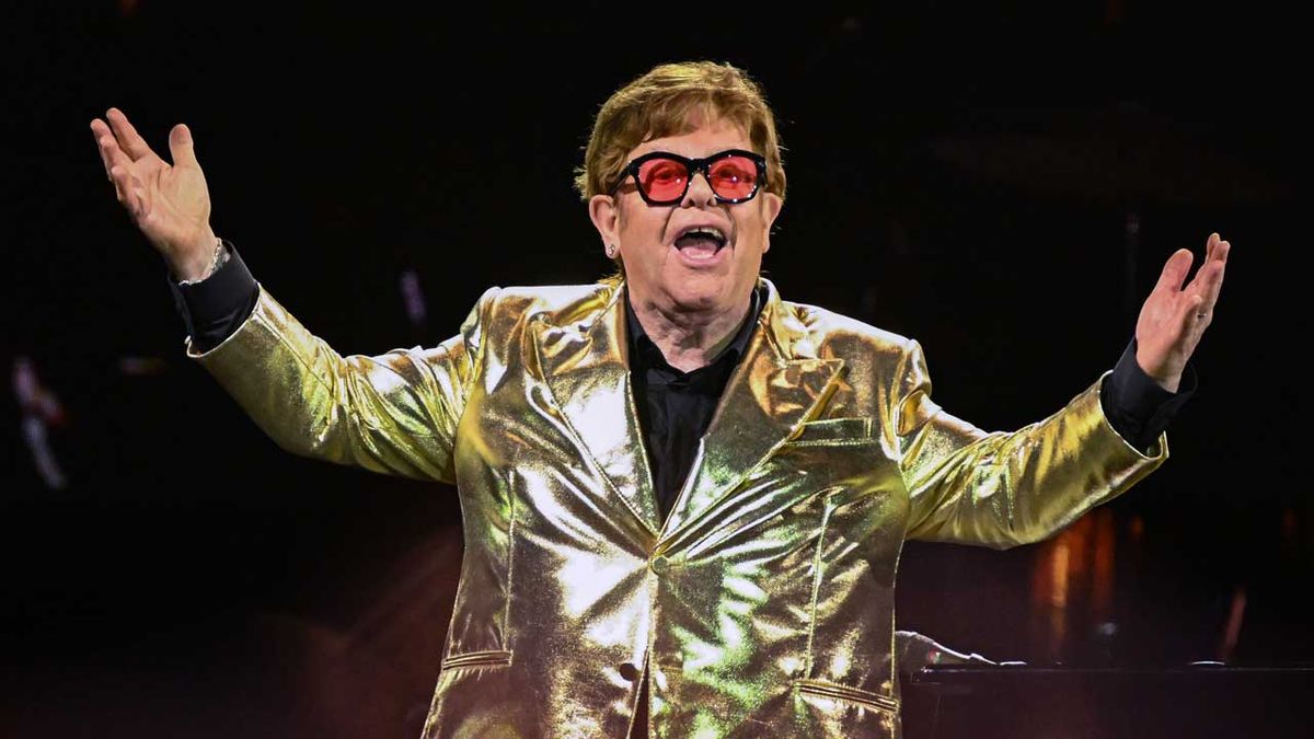 Elton John plays final UK show with emotional, hitstacked Glastonbury
