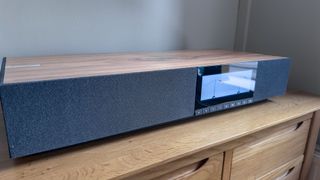 The Cambridge Audio Evo One in a living room.