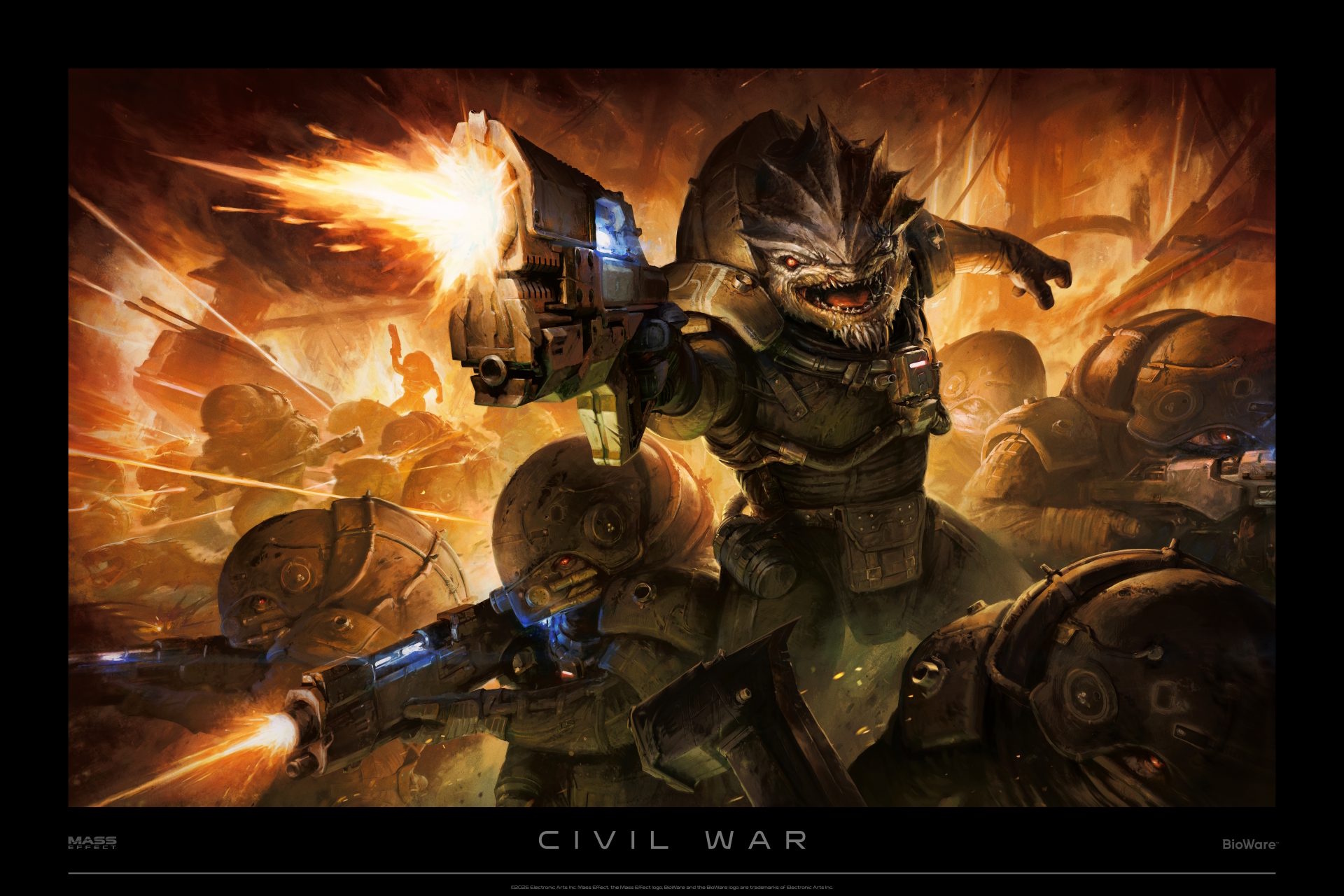 Mass Effect 5 concept art - Krogan civil war