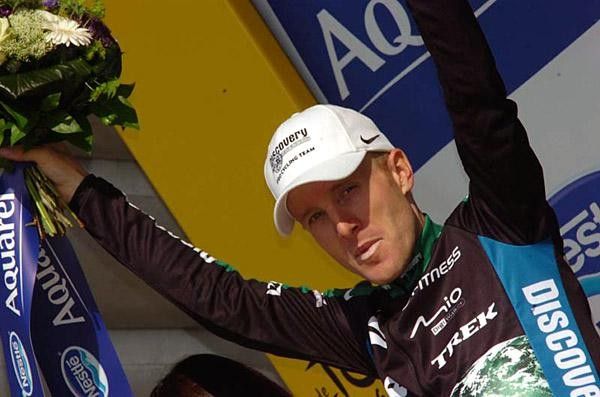 Levi Leipheimer (Discovery) blasted to a first Tour stage win in the TT