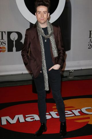 Nick Grimshaw at the Brit Awards 2014