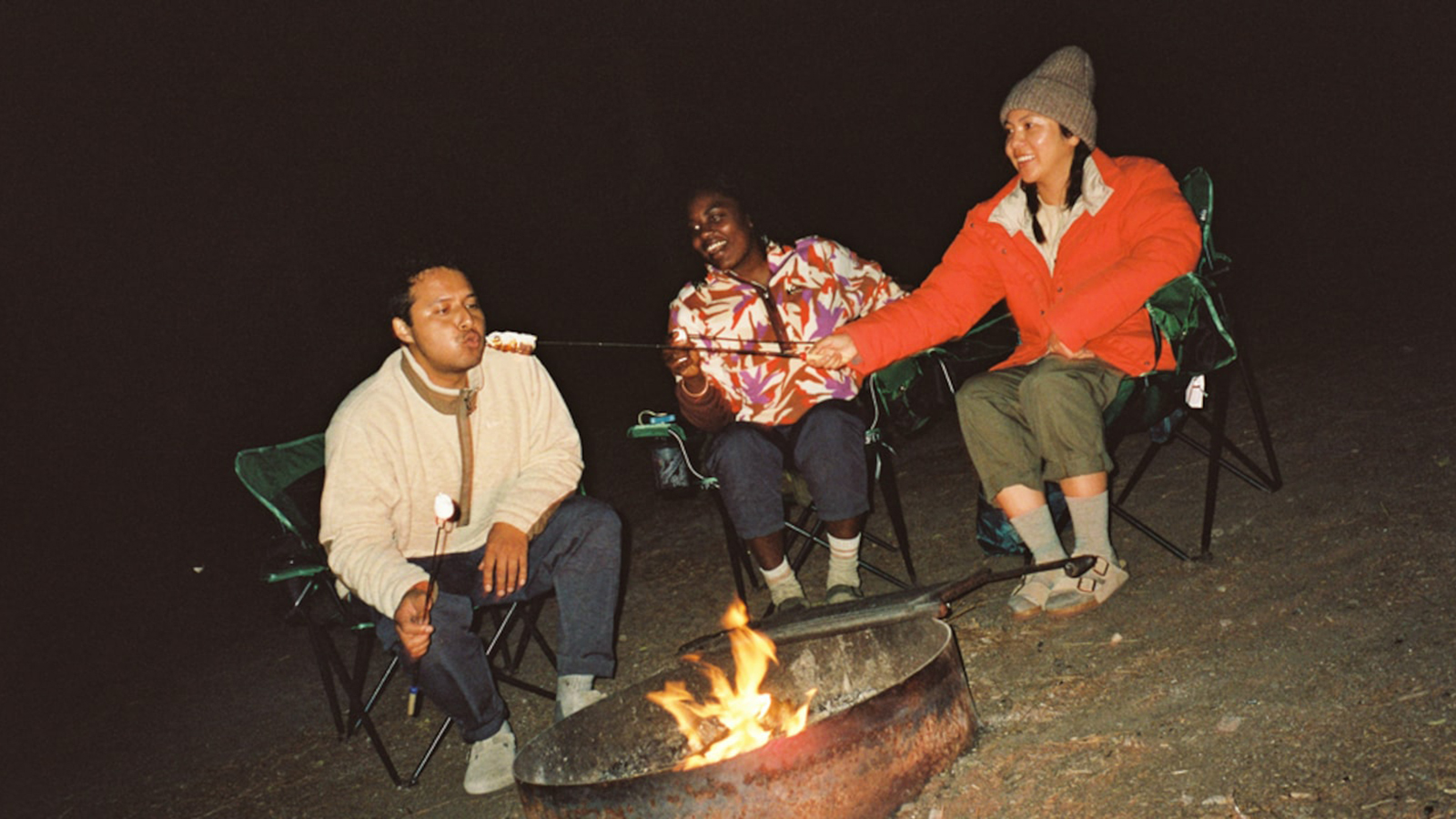 REI’s new Campwell Collection in use around the campfire