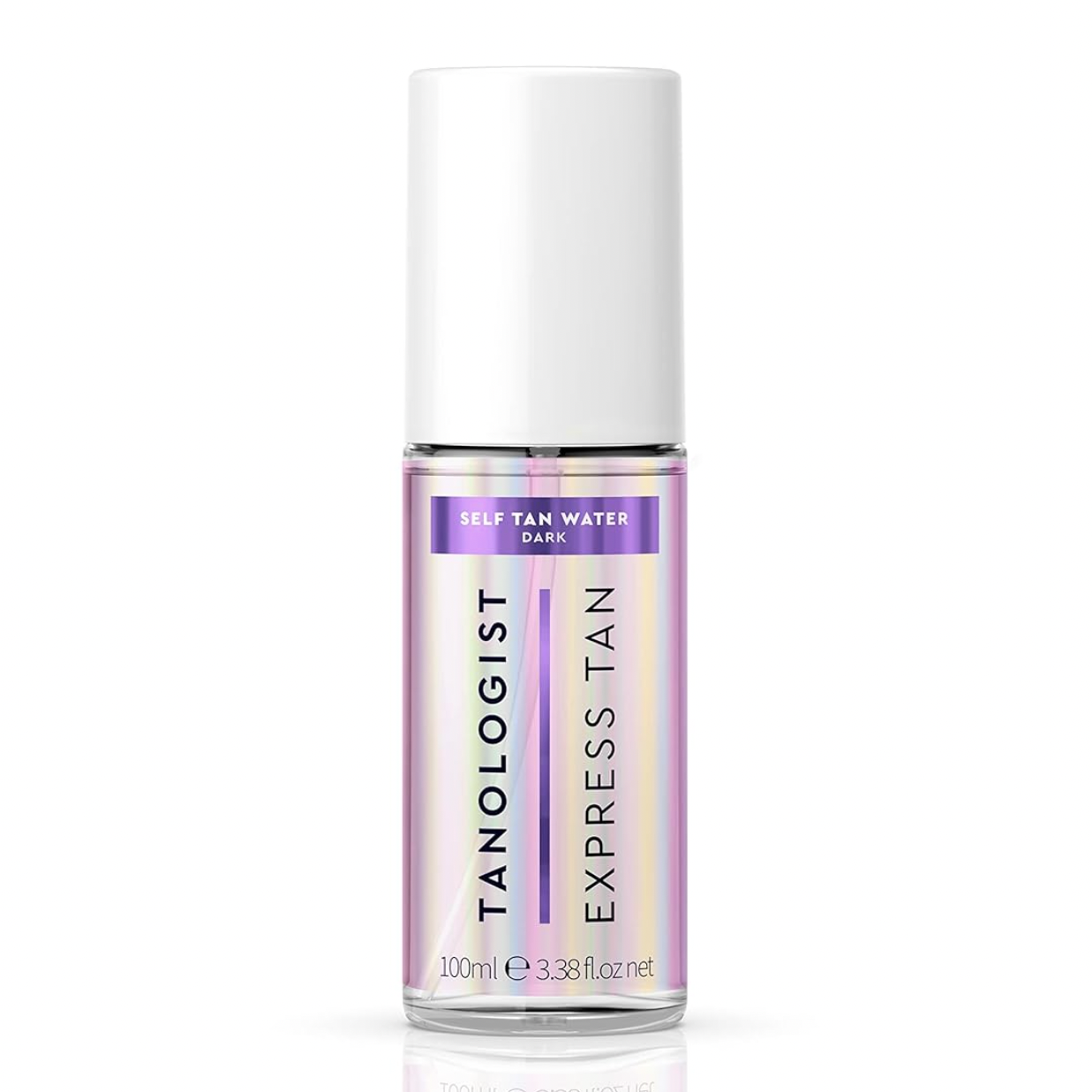 Tanologist Dark Mini Self Tan Water, Clear Self Tanning Water, Travel Size, Streak-Free Tanning Mist, Natural Bronze, No Fake Tan Smell, Clean Ingredients, 3.38 Fl. Oz/100 Ml Bottle