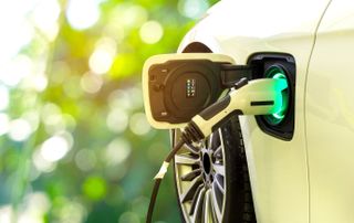 a photo of an ev car charger