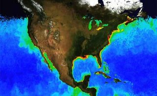 map of north america and oceans