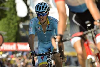 Jakob Fuglsang finishes stage 18