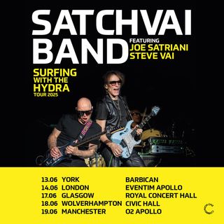 SatchVai bBand tour poster