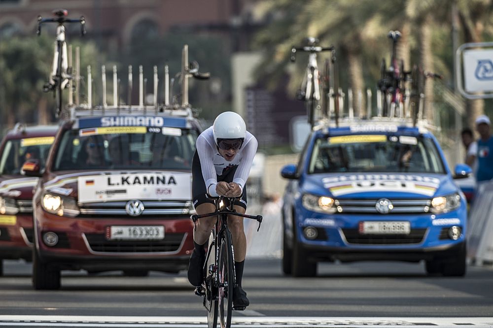 Germany's Lennard Kamna missed the podium
