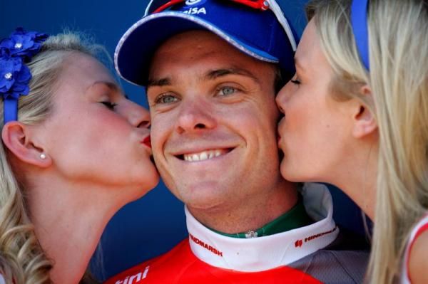 David Kemp (Uni-SA) won the most aggressive jersey for stage 2.