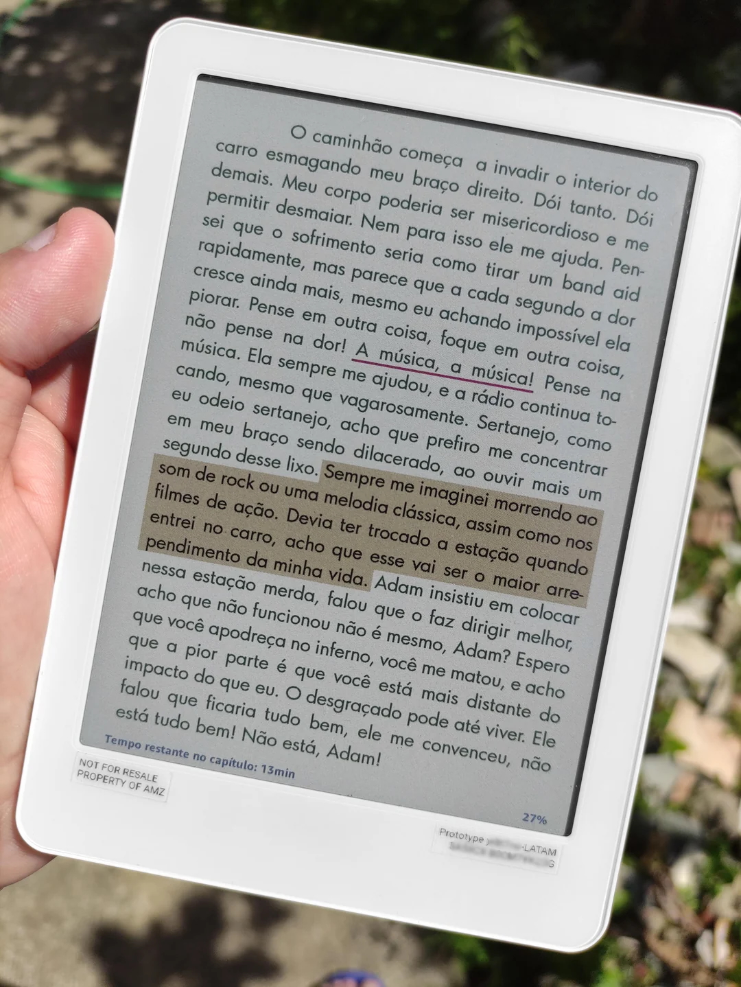 Leaked images of an Amazon ereader supposedly called the Kindle Petit Color showing colors on the display