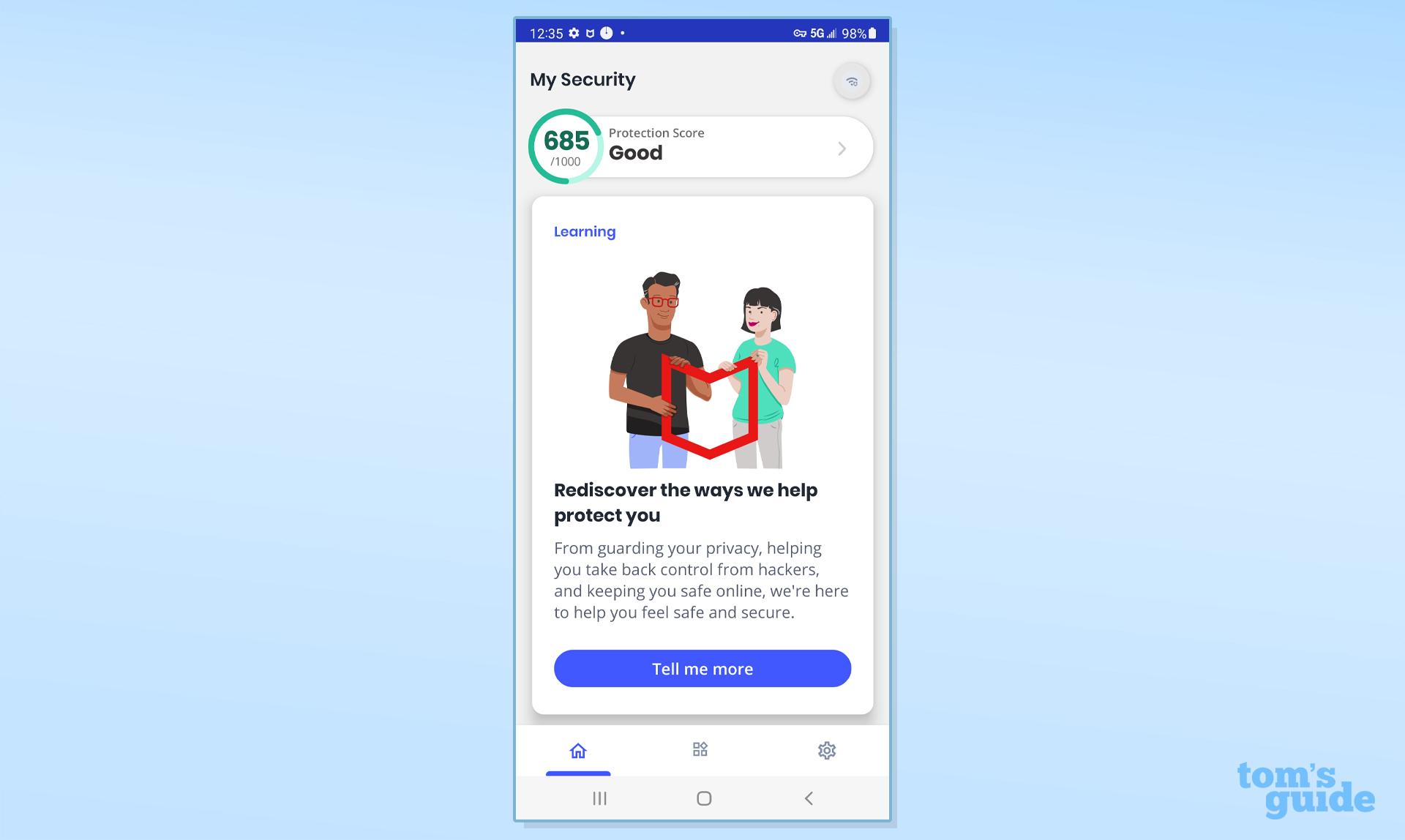 McAfee Mobile Security app screengrab