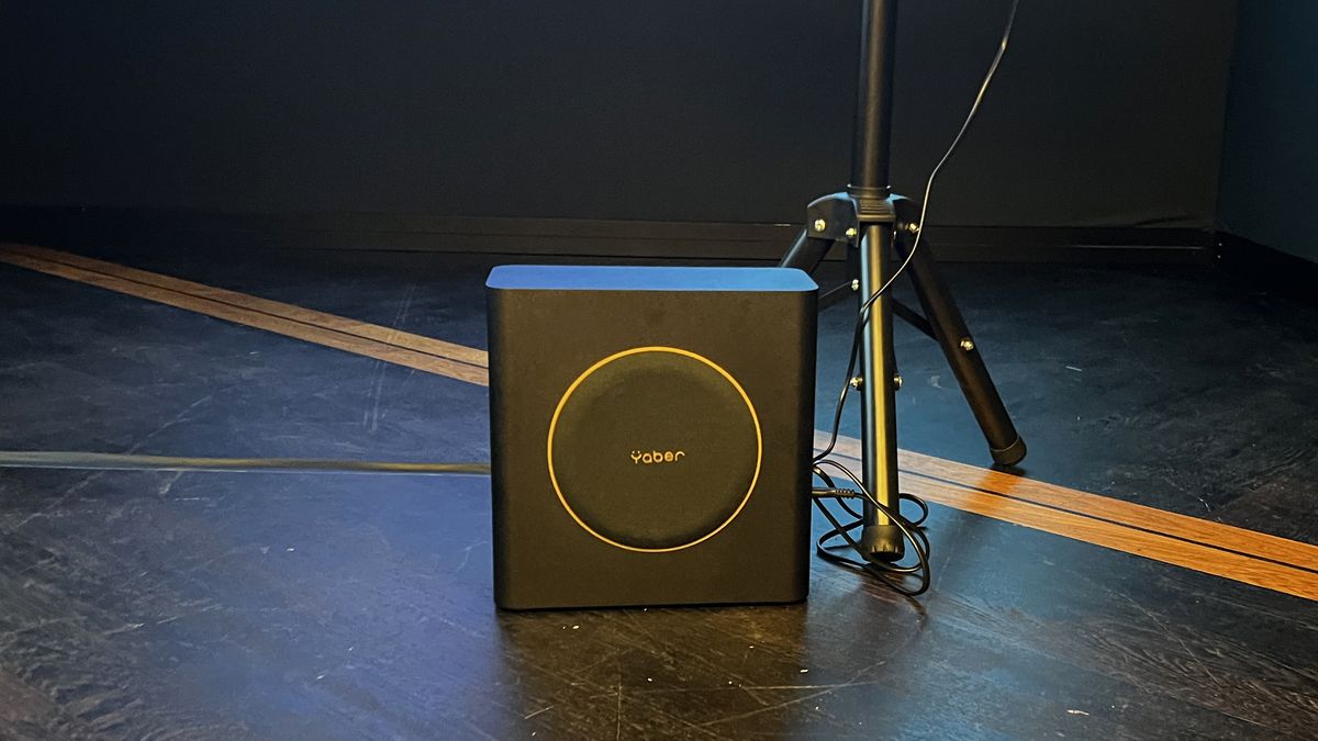 I tried a budget projector with an external subwoofer, and this should ...