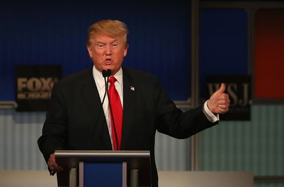 Donald Trump at the FNB Republican debate
