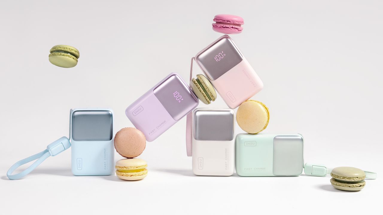 INIU unveils the world’s smallest 10,000mAh 45W power bank, and the colors are yummy