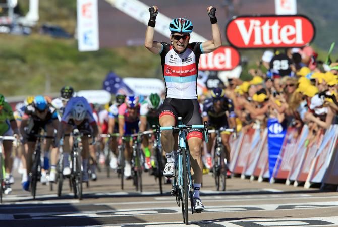 Jan Bakelants (RadioShack Leopard) celebrates victory