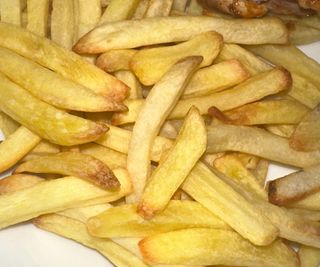 Frozen French fries made in the Fritaire Self-Cleaning Air Fryer