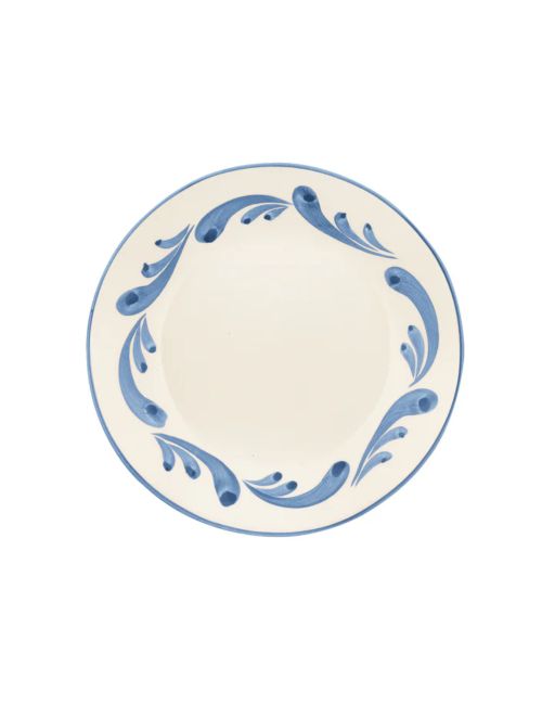 Celia Dessert Plate, Denim Blue