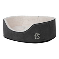 Pets at Home Teddy Dog Oval Bed Dark Grey XX Large | RRP: £60.00 | Now: £42.00 | Save: £18.00 (30%) Pets at Home