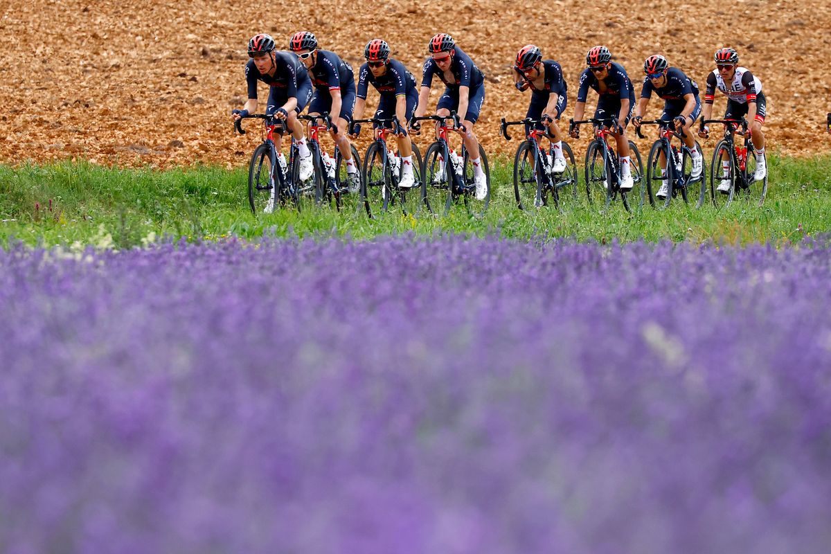 Tour de France 2021 108th Edition 11th stage Sorgues Malaucene 1989 km 07072021 Ineos Grenadiers photo Luca BettiniBettiniPhoto2021