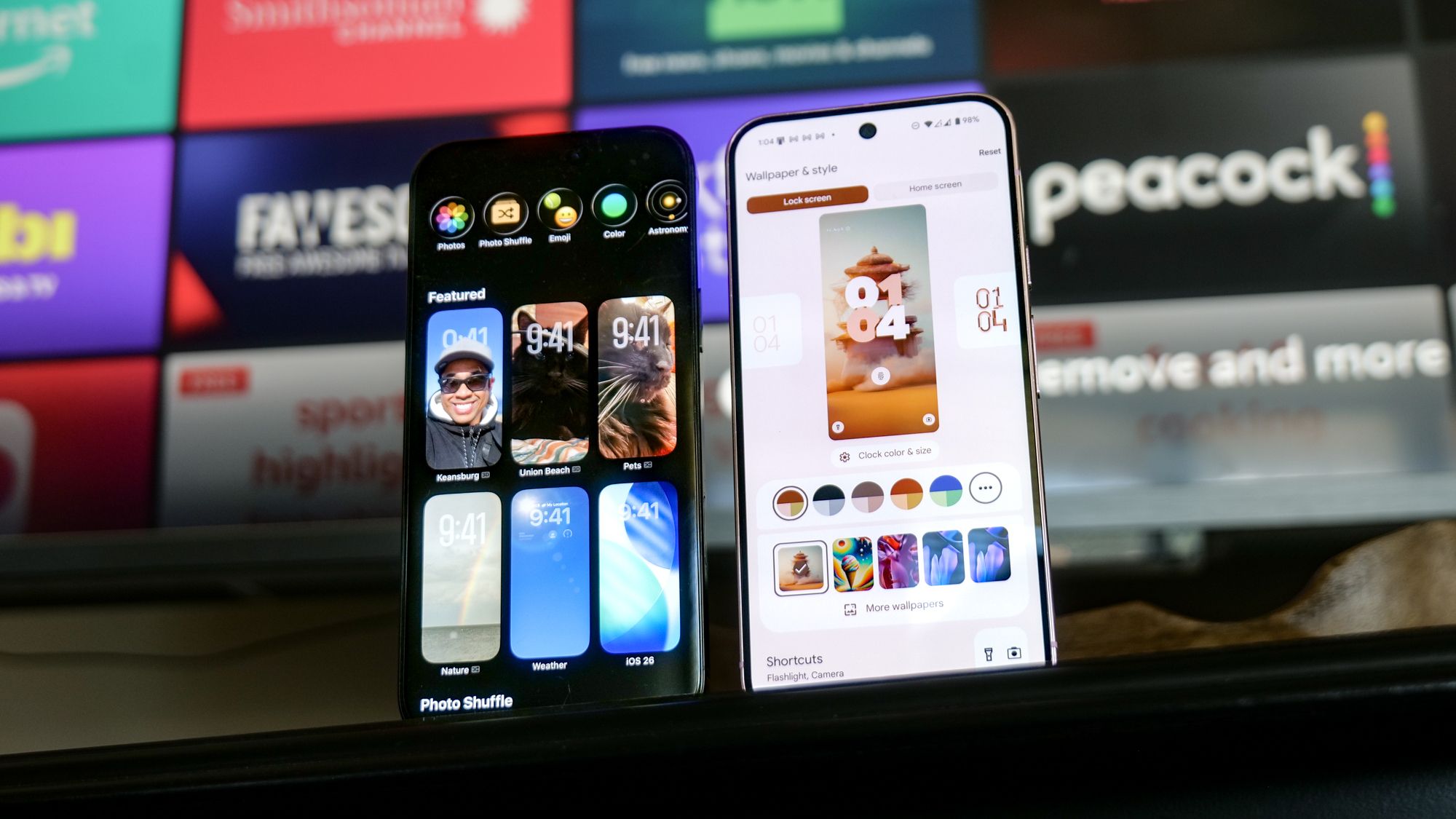 I tested the new lock screen customization with iOS 26 vs. Android 16 ...