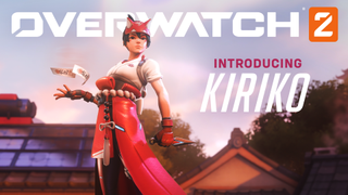 An image introducing Kiriko, a new hero in Overwatch 2.