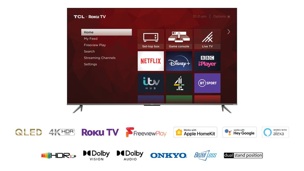 The UK's first Rokupowered QLED TVs are available now, starting at