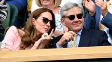 Kate Middleton's dad Michael Middleton at Wimbledon 2021